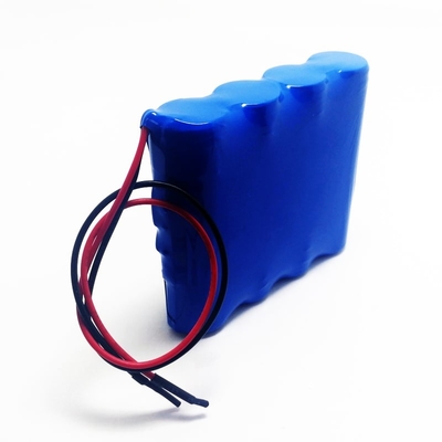 14.8V 18650 2600mAh rechargeable lithium ion battery pack with bms and connector