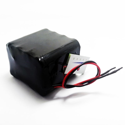 7.4V 18650 10400mAh 2S4P rechargeable lithium ion battery pack with bms and connector