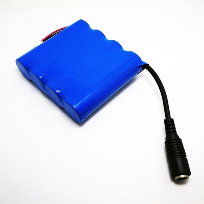 7.4V li-ion battery 18650 6000mAh rechargeable lithium ion battery pack with bms and connector
