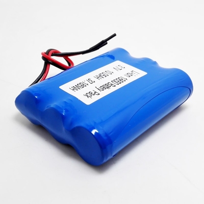 3.7V li-ion battery 18650 10200mAh rechargeable lithium ion battery pack with bms and connector
