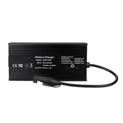 Factory Direct Sale DC 57.6V 58.4V 6a 360W battery charger for 16S 48V 51.2V LiFePO4 battery pack with Waterproof  IP56