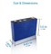 3.2V 100ah Lithium Ion Manufacturing LiFePO4 Solar Battery  Lithium Ion Battery